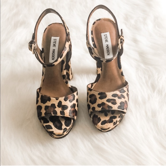 NIB [steve madden] kierra leopard heels - Picture 2 of 7